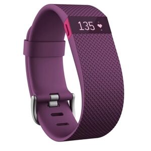 Fitbit Charge HR Wireless Activity Wristband, Plum